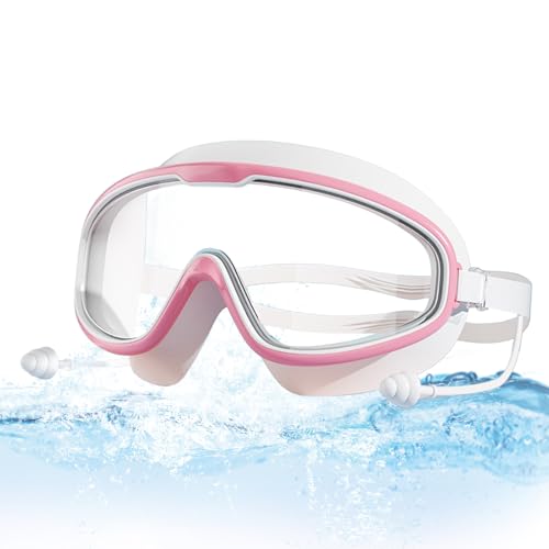 Gafas para adultos para natación, gafas de piscina | Lunas de piscina antigoles, sin gafas de natación con protección UV con fugas, gafas deportivas acuáticas para un