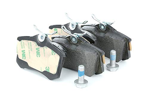 Bosch BP617 - Pastiglie Freni Auto, Trasero - Calidad Bosch - Reducción de Ruido y Polvo - Certificación ECE-R90 - Sin Cobre - 1 Juego de 4 Pastillas - Con Accesorios