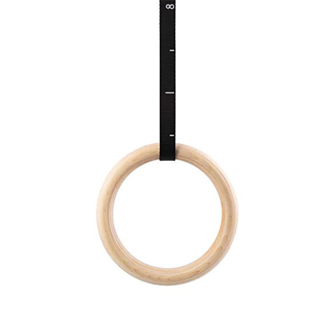 Anelli da ginnastica in legno, anelli da fitness da 28 mm e 32 mm, anelli da ginnastica in legno, anelli per trazioni alla sbarra, anello fitness, attrezzature per allenamento muscolare