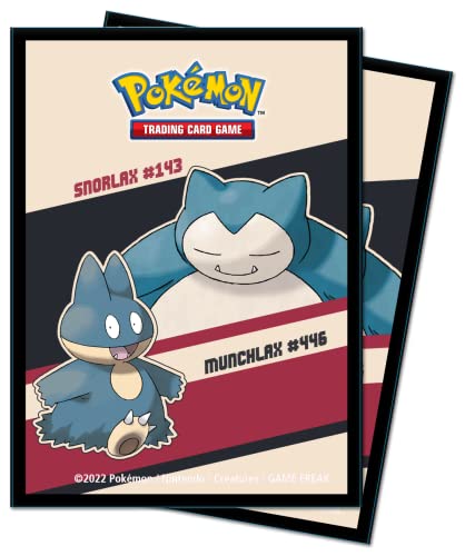 Ultra Pro 15952 Snorlax & Munchlax 65Ct Deck Protectors For Pokemon cover