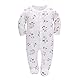 Schlafstrampler Baby Junge Maedchen 3er Unisex Pyjamas Baumwolle Strampler Jumpsuits Langarm Spieler Babykleidung mit 0-6 Monate