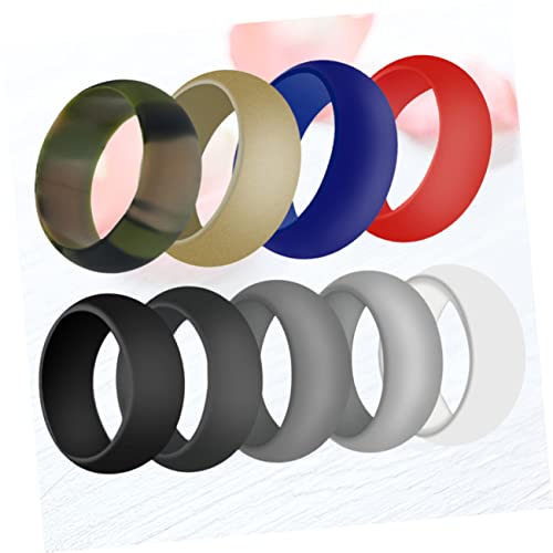 9 Anillos Deportivos de Silicona Unisex Cómodos miniatura 2