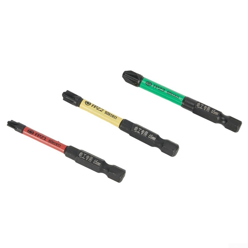 Isolato per cacciavite a croce speciale per elettricisti, magnetizzato, lunghezza 65 mm, acciaio legato, FPZ1 (4 5 mm), FPZ2 (5 5 mm), FPZ3 (7 mm)