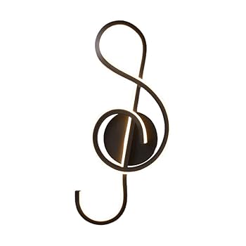 Amazon.co.jp : ト音記号クリエイティブウォールランプミニマ