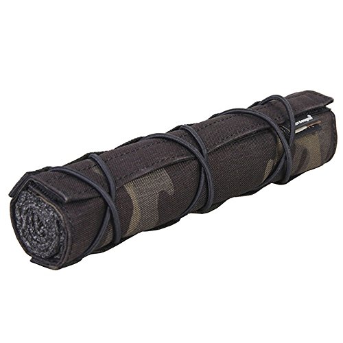 Emersongear 8.66" Suppressor Cover Airsoft Military Shooting Tactical Silencer Quick Release Cover Mcbk #TOP1
