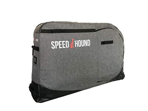 Speed Hound Bike Case for Air Travel | Freedom Padded Carrying Case Fits Most Road, Mountain & Triathlon Bikes | Heavy Duty Bike Bag with Extra Space for Cycling Accessories | 53 x 31 x 15 Inches