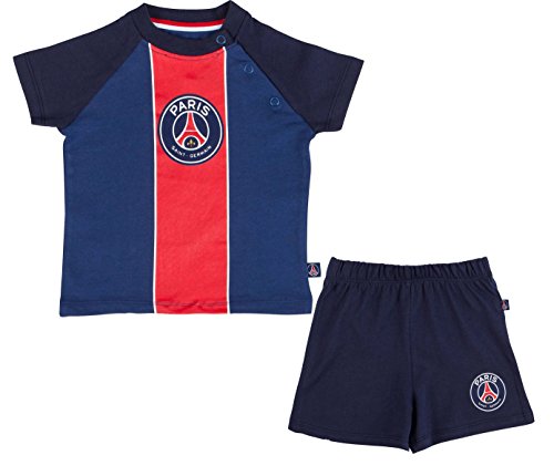 Paris Saint-Germain T-Shirt + Short PSG - Collection Officielle Taille bébé garçon 6 Mois
