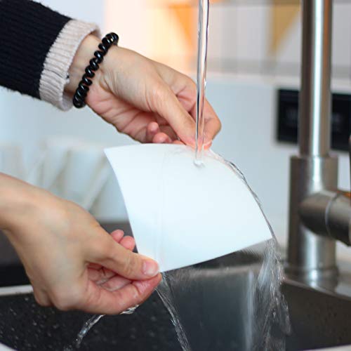 Llpt Dry Erase Magnetic Sheets 6 Packs 5.9” X 8.3” Reusable Washable No Adhesive Trimable Sticker Notes For Refrigerator Desktop Shelf Diy Whiteboard Color White (Msw598) #TOP5