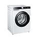 Produktbild Samsung WW80T504AAE/S2 Waschmaschine, 8 kg, 1400 U/min, Ecobubble-Technologie, Simple Control-Bedienkonzept, WiFi SmartControl, Hygiene-Dampfprogramm, FleckenIntensiv-Funktion, Weiß
