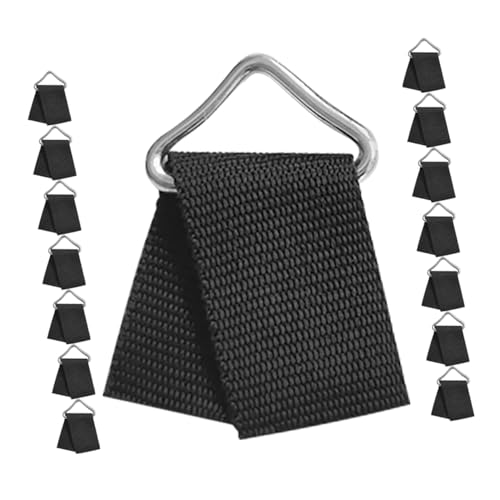 Kit accessoires trampoline extérieur boucles triangulaires et sangles résistantes
