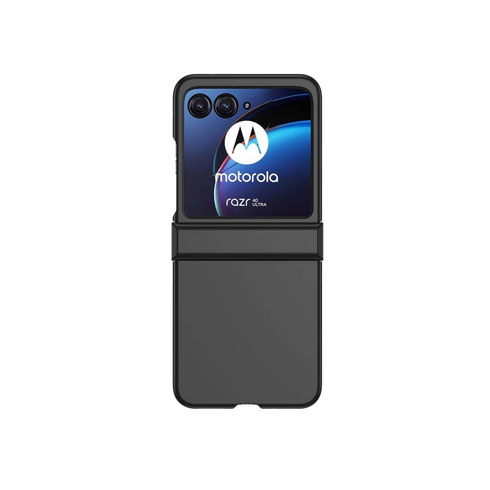 Cubierta De La Caja Compatible With Motorola Moto Razr 50 Ultra Case With Front Screen Protector, Ultra-Thin Lightweight Case With Full Cover Hinge Protection Case Compatible With Motorola Razr 50 Ult