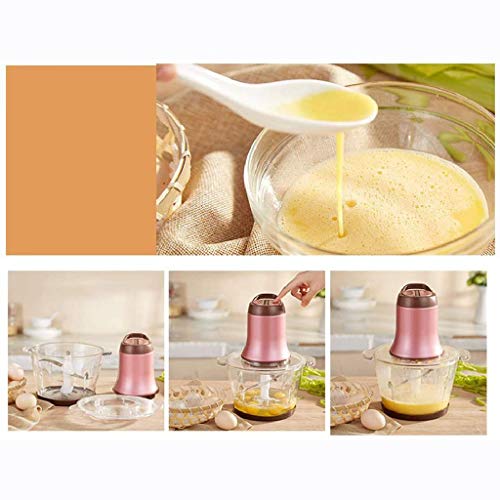 TVSKWMRQ Fleischwolf-Home Fleischwolf, Küchenmaschine 2L Edelstahl Lebensmittelzerkleinerer für Fleisch, Gemüse, Obst und Nüsse, Edelstahlschüssel 7 TVSKWMRQ Fleischwolf-Home Fleischwolf, Küchenmaschine 2L Edelstahl Lebensmittelzerkleinerer für Fleisch, Gemüse, Obst und Nüsse, Edelstahlschüssel