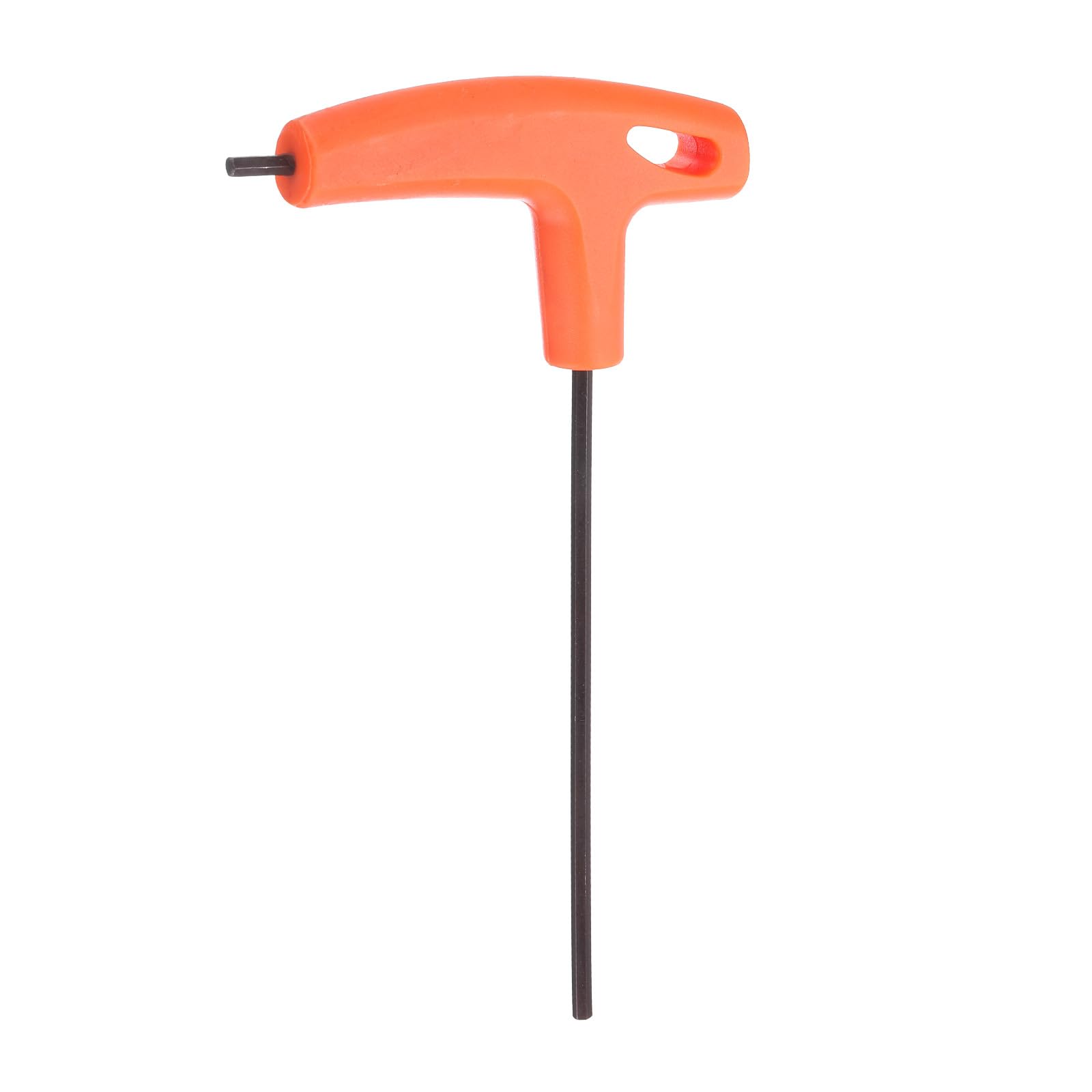 sourcing map T-Handle Hex Key Wrench 3mm Metric S2 Steel T-Key Inner Hexagon Wrenches Spanner Repair Tool for Automotive Household Maintenance, Orange