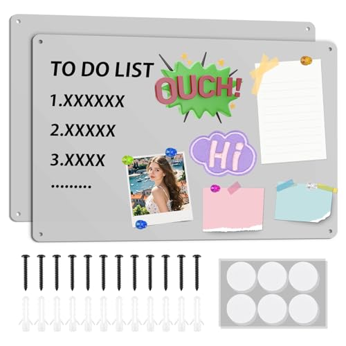 Ya en mundofriki.es: ALANGDUO Pizarra Magnética de Pared, Panel Magnético para Imanes, Pizarra magnetica Infantil Pared, Soporte de Pizarra de Metal para Pared, Acero Inoxidable, 42 x 30 cm, Gris