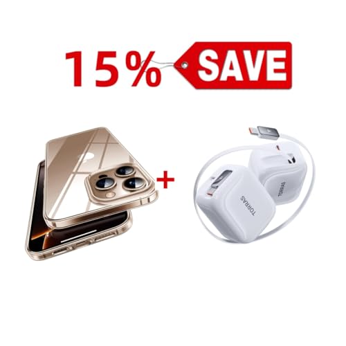 TORRAS 40W Dual-Port USB C Charger & Magnetic Case