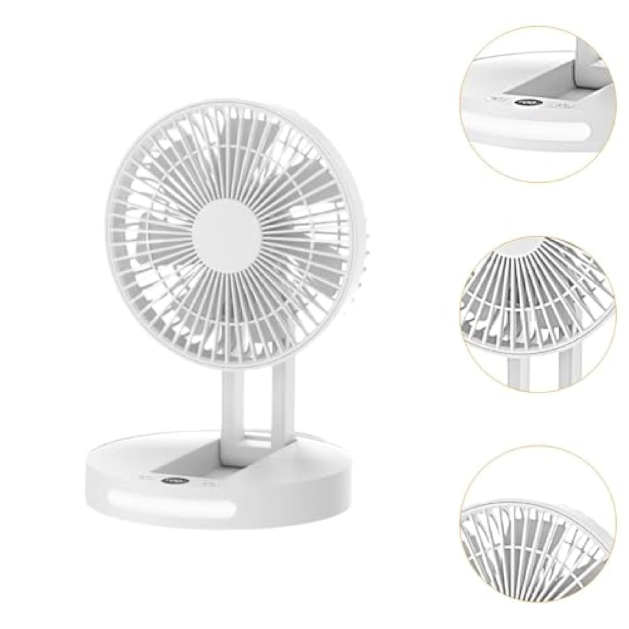 Adjustable Tilt Folding Desk Fan for Home & Office