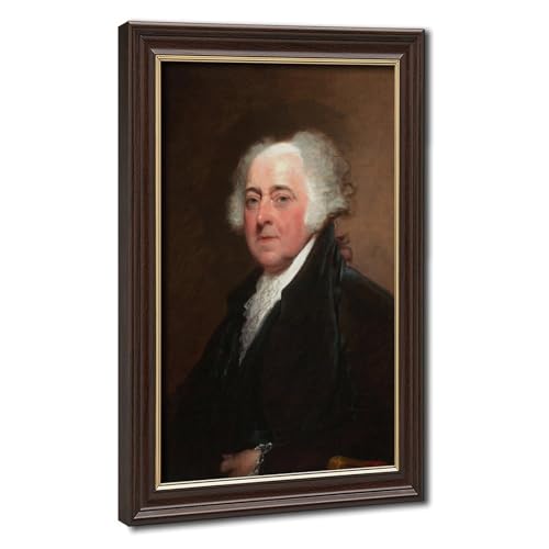 John Adams toile décoration murale pour bureau cadre à suspendre tableau 61 x 91,4 cm