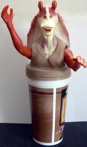 STAR WARS: Episode 1 ~Pizza Hut- JAR JAR BINKS Cup Topper image 2