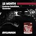 SYLVANIA - 7443 Long Life Miniature - Bulb, Ideal for Daytime Running Lights (DRL) and Back-Up/Reverse Lights (Contains 2 Bulbs)