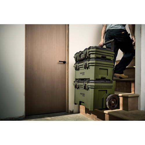 BUNKER Load-Up 9 Piece Modular Tool Storage System - 3 Tier Stackable Rolling Toolbox Set with Organisers & Accessories - IP65 Waterproof, Heavy-Duty Build, All-Terrain Wheels - Workshop & Jobsite 4 BUNKER Load-Up 9 Piece Modular Tool Storage System - 3 Tier Stackable Rolling Toolbox Set with Organisers & Accessories - IP65 Waterproof, Heavy-Duty Build, All-Terrain Wheels - Workshop & Jobsite - Image 4