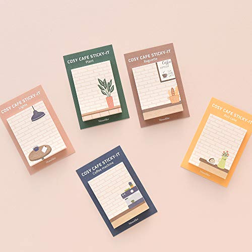 Sticky-it Monolike COSY CAFE repositionnable pour carnet de notes