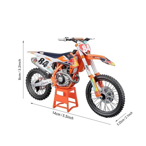 Modelo Motocicleta KTM450 SX-F 1:6 Edición 2018 Naranja miniatura 4