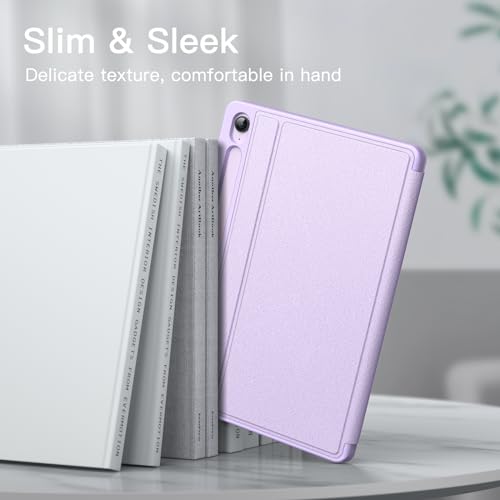 Image of JETech Cover Case for Samsung Galaxy Tab S10 Lite / S10 FE / S9 FE 10.9-Inch with S Pen Holder, Slim Folio Stand Protective Tablet Cover, Multi-Angle Viewing (Lavender)