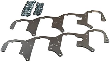ICT Billet LS Billet Aluminum Coil Brackets Compatible with Holley AMP EFI Smart Coil Pack (LSA LS9 Valve Cover ONLY) 551920