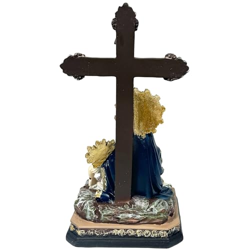 La Piedad Virgen María Sosteniendo a Cristo 8 pulgadas miniatura 3