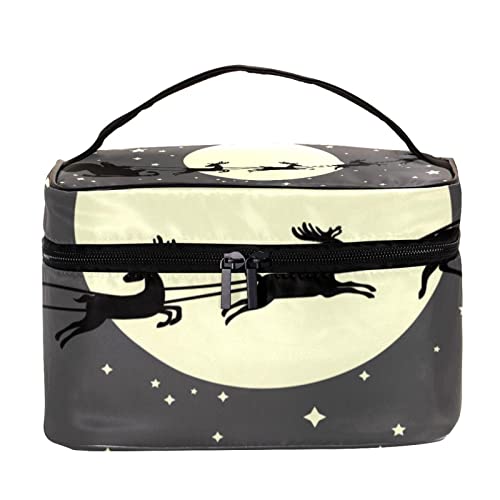 Organisateur de sac de beauté Paysage de Nuit de Noël contre le désordre