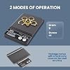 Tanita 1475T Professional High Capacity Scale 1200g Max - Gram Ounce Modes - Precision Digital Pocket Scale - LCD Display - Detachable Tray - Japan Technology - Batteries Included - Tare Function