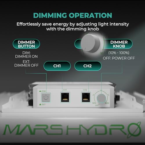 Mars Hydro MARS-TS-3000W-FBA 2024 New Ts 3000 450W Led Grow Light For Indoor Plants Full Spectrum Commercial Grow Daisy Chain Plant Growing Lamp For 4X4 5X5Ft Greenhouse & Tent thumb #3