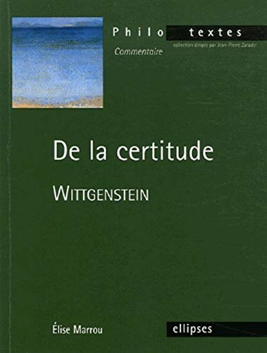  De la certitude : Wittgenstein PDF