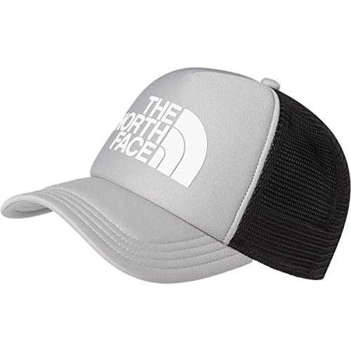 The North Face Logo Trucker Hat, Meld Grey, One Size