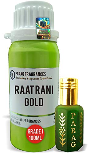 Parag Fragrances Raat Rani Gold Attar 100Ml (With Empty Fancy Bottles) Natural Attar/Long Lasting Attar/Bhapka Processed Attar For Clothes And Religious Use-image-7