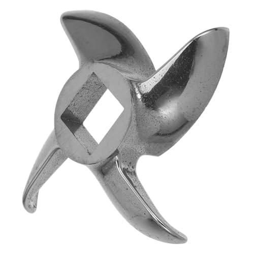 DECOMELODY Cuchilla de Acero Inoxidable para Picadora de Carne Accesorio de Repuesto con Diseño de Agujero Cuadrado y Diámetro Fácil Instalación y Limpieza para Uso Versátil Cocina