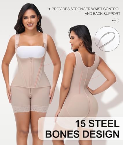 Image of M MYODRESS Fajas Colombianas Moldeadoras Shapewear Tummy Control Faja Body Shaper Postpartum Post Surgery Compression Garment