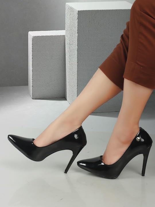 Elle Women Pumps,Black,UK-8 1