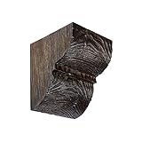Consola decorativa para arquitectura creativa de interior y exterior, calidad prémium, aspecto de madera auténtica