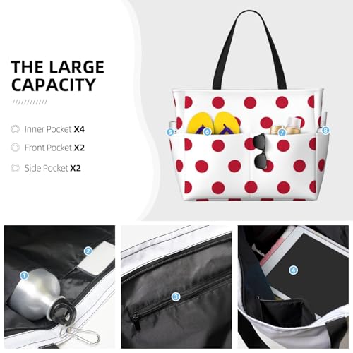 Japanese Flag Large Capacity Foldable Tote Bag Women Beach Tote Bag Handbag Gym Bag Travel Shopping Bag3