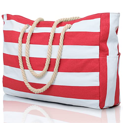 Becokan Beach Bags for Women Large...