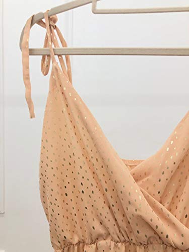 Vestido longo Shine Gold