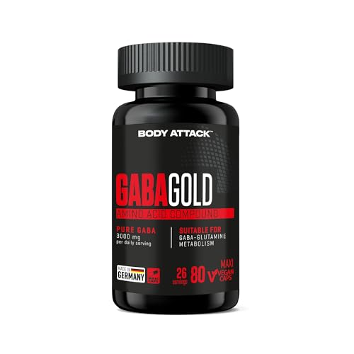 Body Attack Gaba Gold 80 Kapseln, 1er Pack (1 x 95 g)