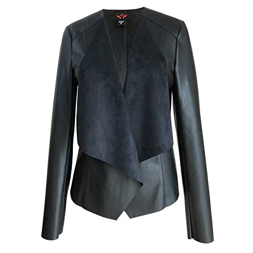 ABO Gear Leather Jacket Women Leather Jacket Womens Leather Jacket Women's Faux Leather Coat Jacket Black