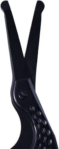 Miniatura 2 de Tijeras para recortar el pelo de la nariz, diseño de punta redonda, seguridad para la nariz, forma de grúa de afeitado, tijeras de acero inoxidable,