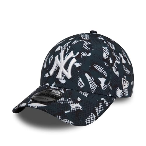 New Era New York Yankees MLB Cap Baseball 9Forty verstellbar Snapback Kappe NY blau weiß schwarz - One-Size