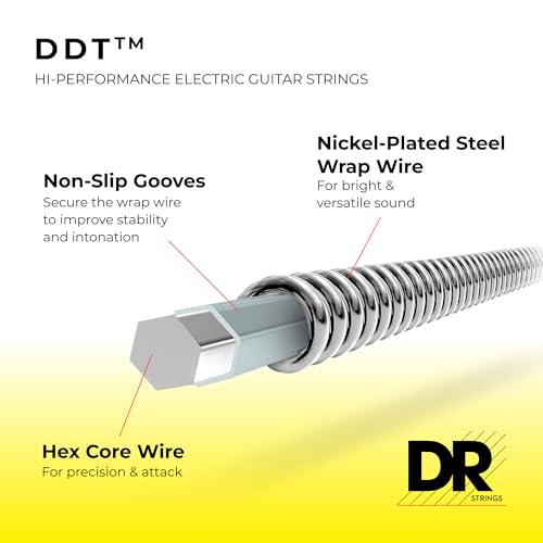 Cordes guitare électrique 7 cordes DR E DROP DDT7-10 drop tuning - 3