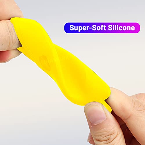 Image of KACA Protective Shockproof Silicone Cover Case with Buckle Compatible with OnePlus Buds (Yellow)