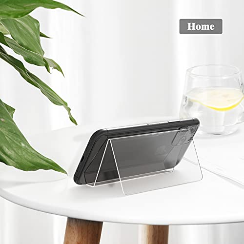 Image of MaxGear Business Card Holder for Desk Acrylic Business Card Display Holders Clear Business Cards Holder Stand 6 Pack Desktop Plastic Name Card Organizer, Capacity: 50 Cards