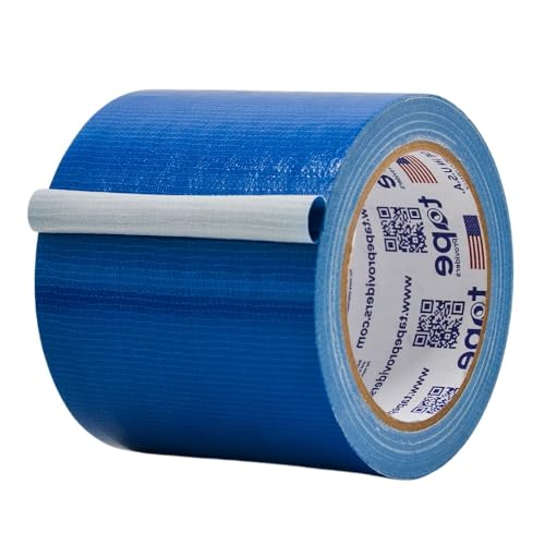 Image of MAT Duct Tape Dark Blue Industrial Grade, 4 inch x 60 ft. Waterproof, UV Resistant for Crafts, Home Improvement, Repairs, & Projects